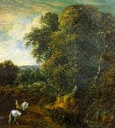 Landscape with a Horseman in a Clearing